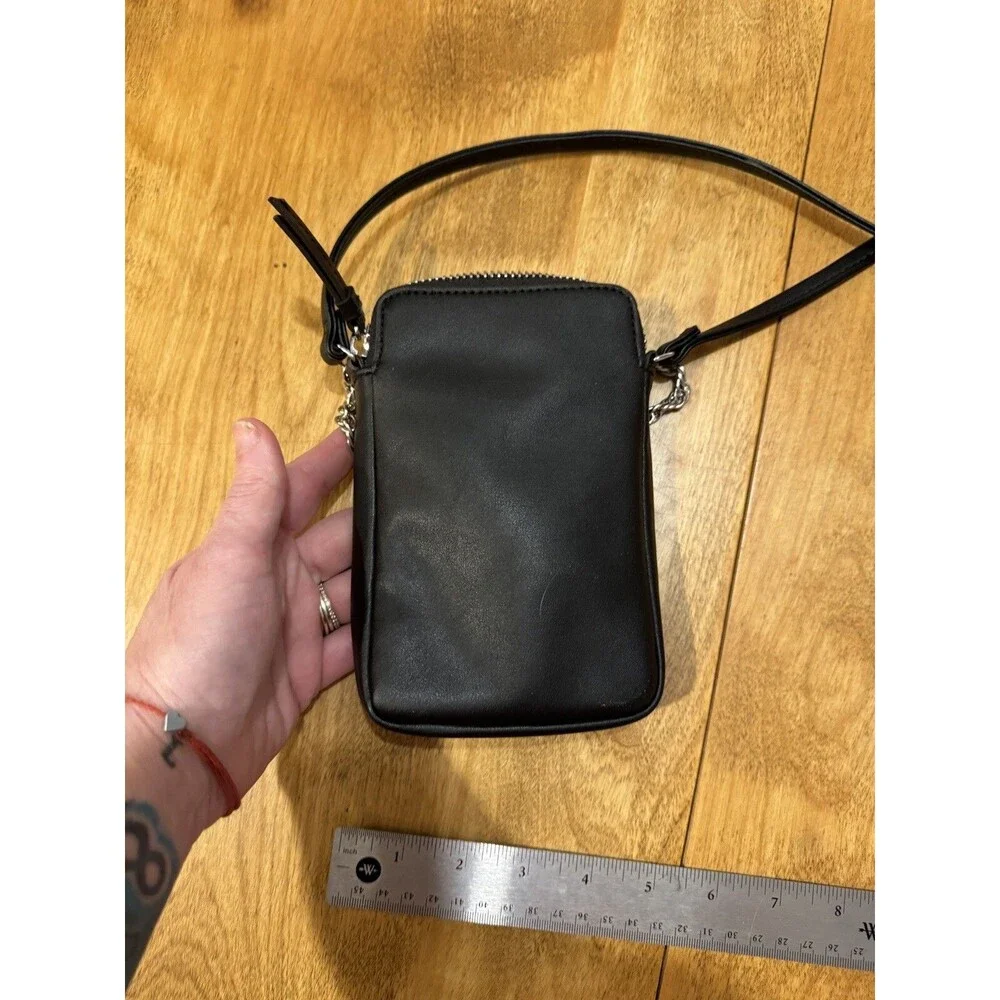 Worthington Zoe Hands-Free Crossbody bag with Silver Chain & Hardware